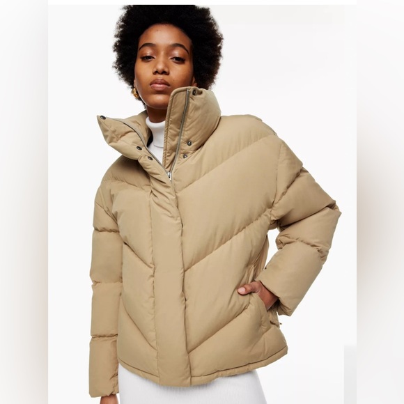 Aritzia Jackets & Blazers - Wilfred The Cloud Puff in Oxford Tan